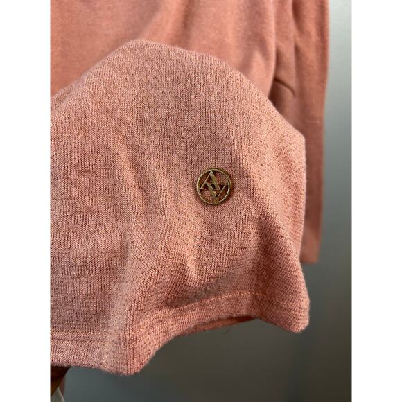 Adrienne Vittadini Womens Pink Studded Sweater Size 1X - Picture 4 of 6